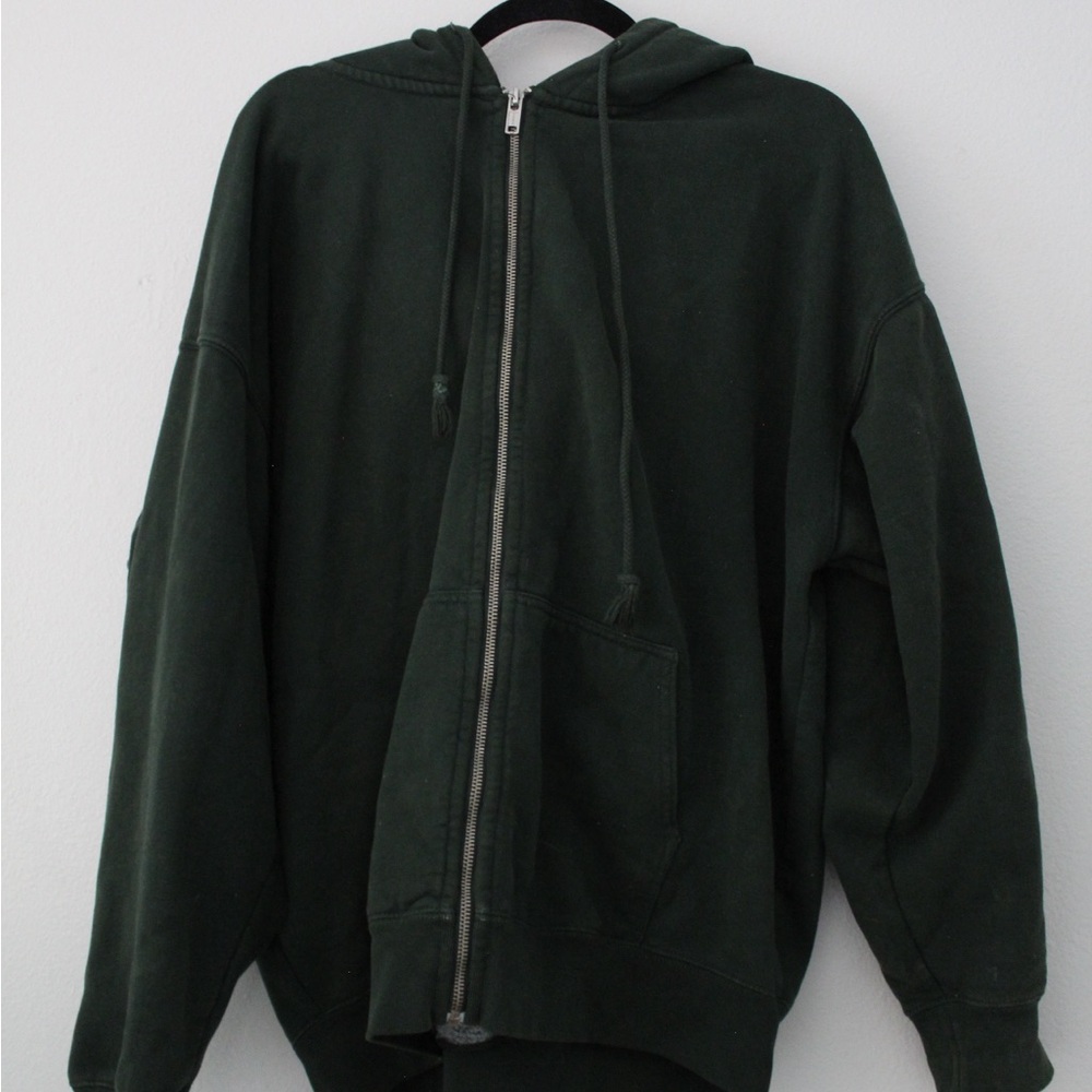BRANDY MELVILLE Green Zip Up